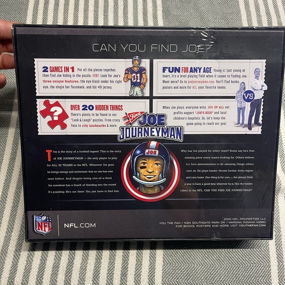 NFL Joe Journeyman Dallas Cowboys Search and Find Puzzle - 500 Pieces NEW - Picture 2 of 2